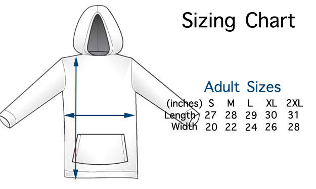 large champion hoodie measurements